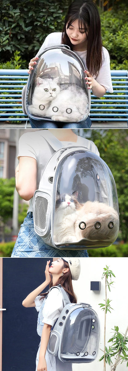 cats bag space design, Transparent Pet Cat Carrier Bag Airline Approved Designed for Travel Hiking Walking and Outdoor Use pet Backpack