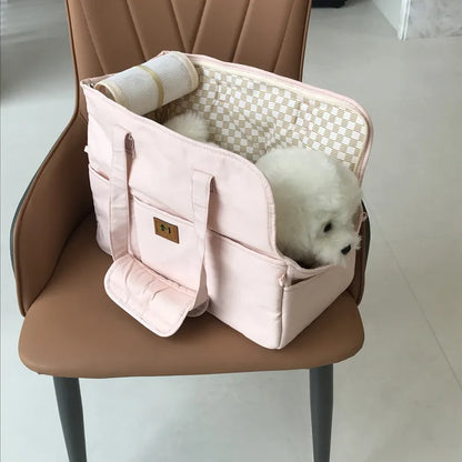 Portable Pet Cat ShoulderHandbag Pet Dog Carrier Bag Car Seat Nonslip Dog Carriers Safe,Puppy Cat Pet Bed Chihuahua Pet Products