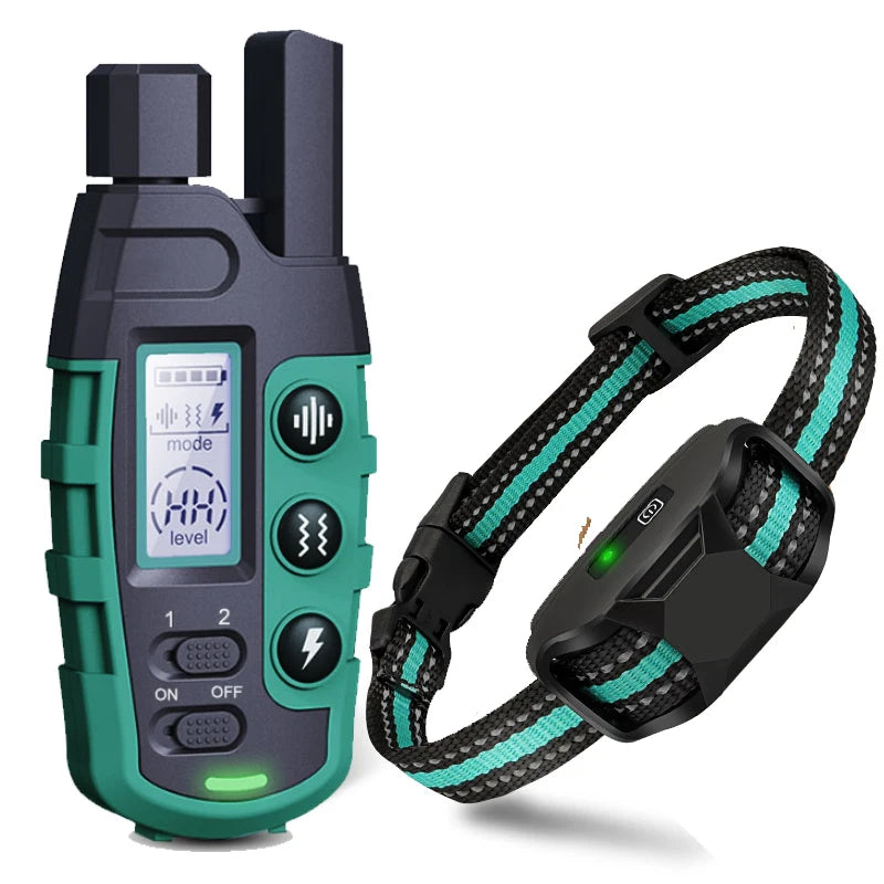 3300Ft Electric Dog Training Collar Remote Control Waterproof Pet BehaviorFor 5-120lbs Puppy With Shock Vibration