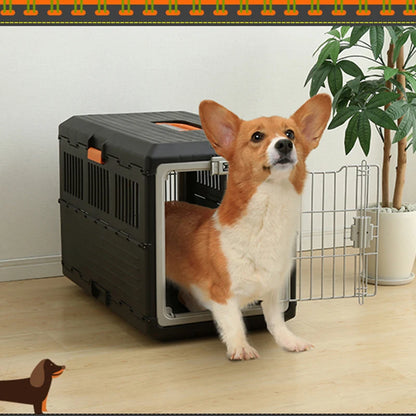 Folding Pet Air Box Dogs Cats Foldable Air Box Cat Cage Removable Dog Stuff Large Space Pet Travel Carrier Pet Supplies