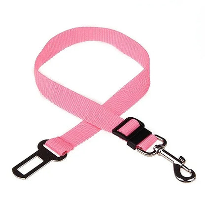 Adjustable Pet Car Seat Belt Pet Seat Vehicle Dog Harness Lead Clip Safety Lever Traction Dog Collars Dog Accessoires