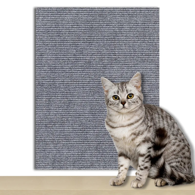 7 Colors Cat Scratcher Sofa Protector Cats Scratcher Pad Board Protection Trimmable Self-adhesive Carpet DIY Cat Scratch Mat