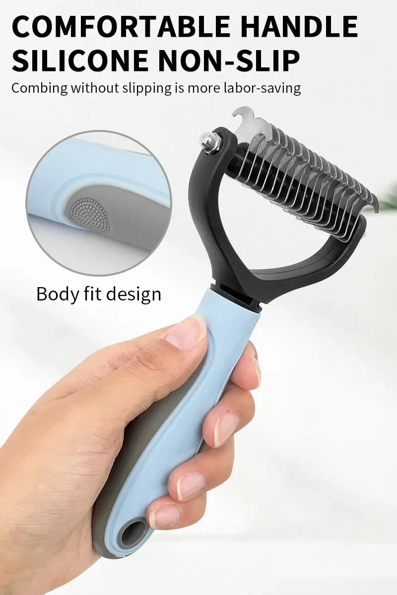 Dog Cat Hair Removal Comb Pet Long Hair Short Hair Pet Grooming Care Brush Trimming Dematting Brush Dog Pet Grooming Equipment