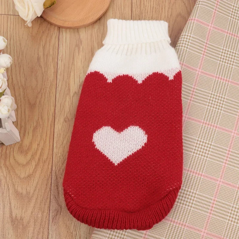 Cat Clothes Gatos Sweater Pet Dog Clothing for Small Medium Puppy Dogs Cats Winter Warm Coat Teddy Pug Jacket Soft Vest New