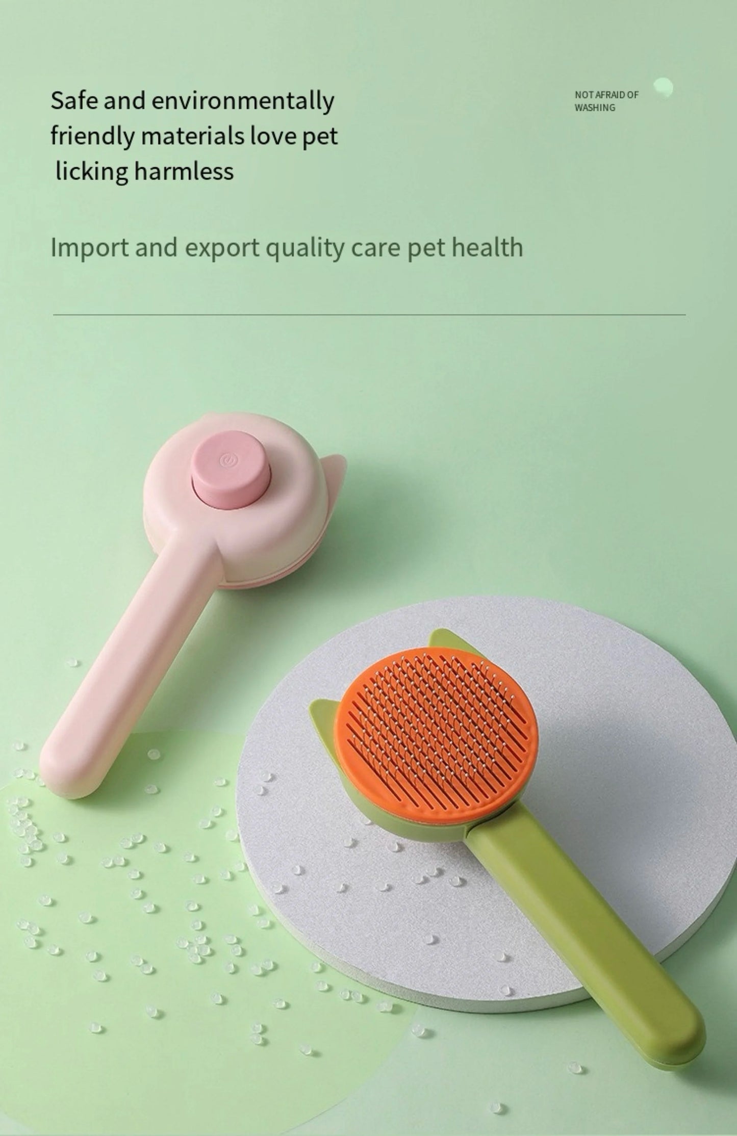 Cat Brush Pet Comb Grooming Pets Hair Remover Cat Dogs Removal Hair Brush Cleansing Self Fall Off Hair Pet Tools Accessories