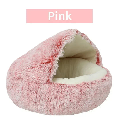 cats bag, Winter Plush Pet Cat Bed Round Cat Cushion Cat House 2 In 1 Warm Cats Basket Pet Sleep Bag Kitten Nest Kennel for Small Dog Cats