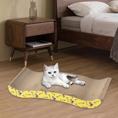 Cat Scratching Board Bed Cat Scratchers Cardboard Cat Scratch Pad Nest for Sleeping Playing Grinding Small Medium Large Cats