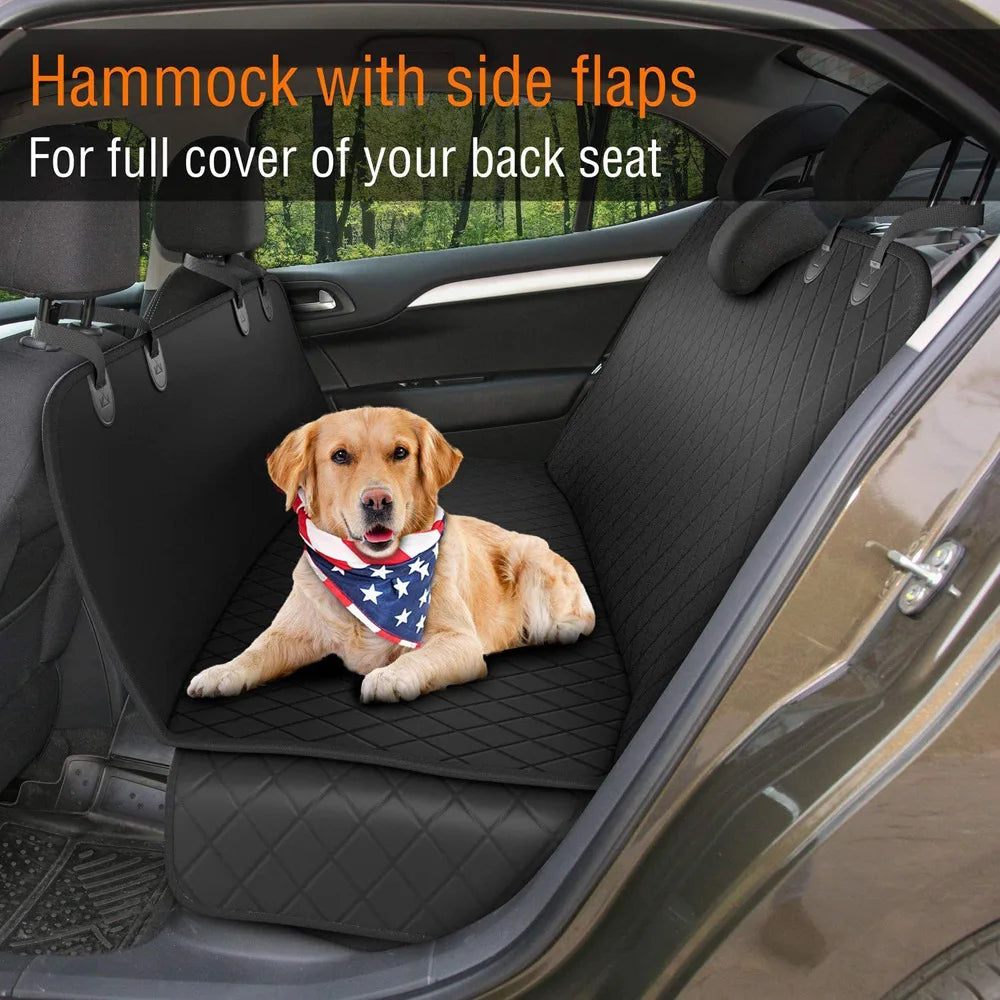 Dog Car Seat Cover Waterproof Pet Travel Dog Carrier Hammock Car Rear Back Seat Protector Mat Safety Carrier For Dogs Safety Pad