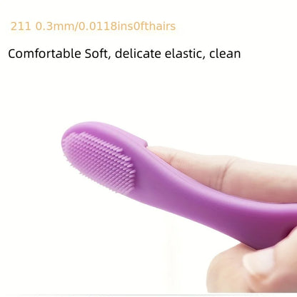 Pet silicone finger Toothbrush Cat Dog toothbrush toothbrush tooth stain removal tartar Brush black chin cat Grooming products