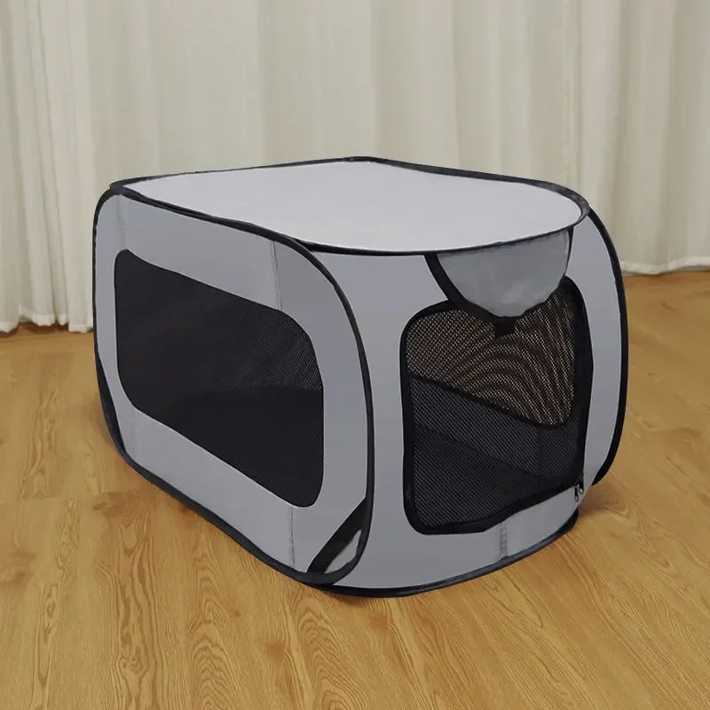 DOGS BOX, Portable Large Dog Bed Pop Up Dog Kennel Indoor Outdoor Crate for Pets Car Seat Kennel Cat Bed Collection Dog Car Accessories