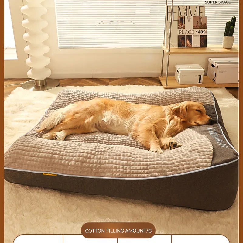 Large Space Pet Dog Bed Soft Warm Pet Nest Kennel for Small Medium Large Dogs Removable Pet Sleeping Sofa Bed Pet Accesories