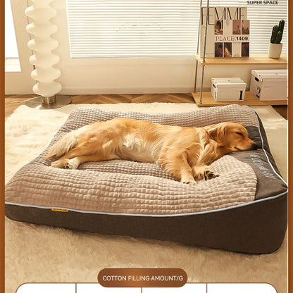 Large Space Pet Dog Bed Soft Warm Pet Nest Kennel for Small Medium Large Dogs Removable Pet Sleeping Sofa Bed Pet Accesories