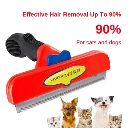 Pet Cat Hair Removal Combs Pet Grooming Brush Dogs Cats Hair Shedding Massage Combs Pet Fur Trimming Cleaning Dematting Brush