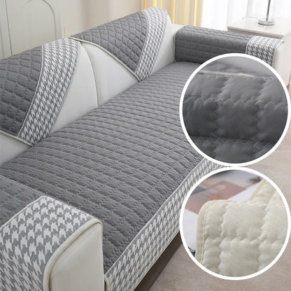 Houndstooth lace Decord Woven quilting Sofa Cover four seasons anti-slip cushion sofa cover modern Durable for kids,pets Living