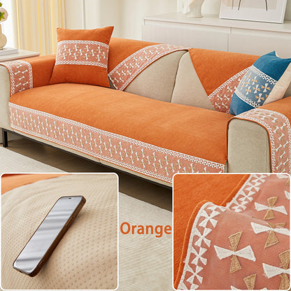 Chenier sofa cushion windmill lace four seasons general anti-slip cushion sofa cover simple modern sofa cloth cover