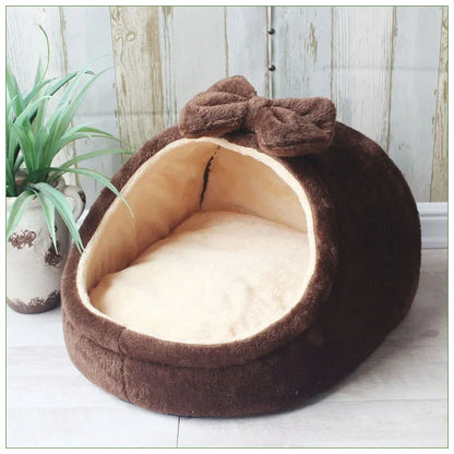 Pet Dog House Warm Dog Bed Kennel Soft Puppy Cushion Cat Nest Dogs Basket Chihuahua Teddy Bed For Small Medium Dogs Pet Supplier