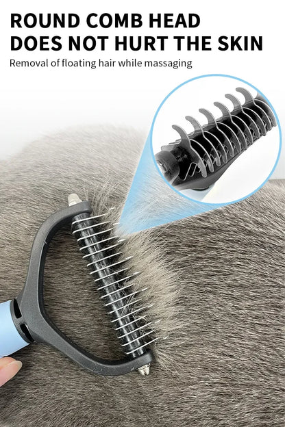 Dog Cat Hair Removal Comb Pet Long Hair Short Hair Pet Grooming Care Brush Trimming Dematting Brush Dog Pet Grooming Equipment