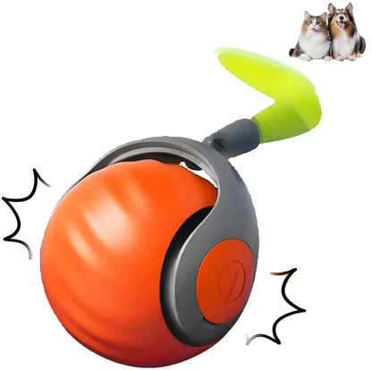 Smart Interactive Speedy Tail 2.0 Cat Toy Automatic Moving Balls for Cats And Dogs Touch Motion Rolling Toy Ball for Pet