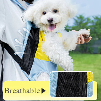 Portable Pet Dog Carrier Double Shoulder Pet Backpack for Small Medium Dogs Cats Breathable Puppy Front Bag Dog Accessories