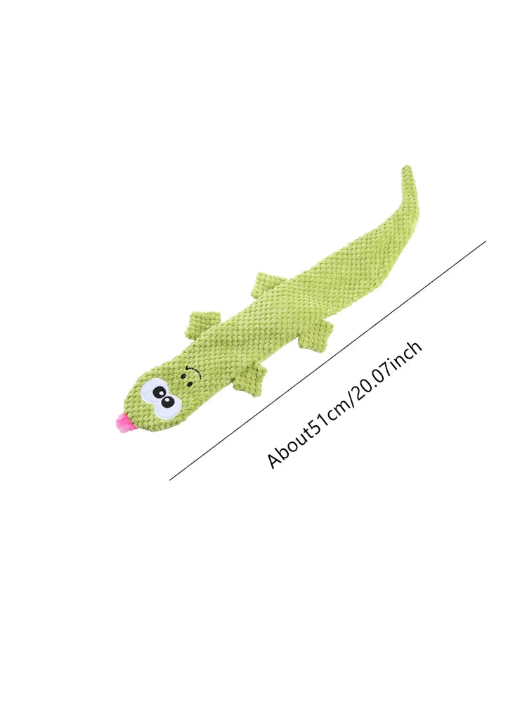 New plush lizard dog toy cornvelvet cartoon doll grinding teeth cleaning pet products