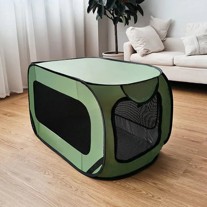 DOGS BOX, Portable Large Dog Bed Pop Up Dog Kennel Indoor Outdoor Crate for Pets Car Seat Kennel Cat Bed Collection Dog Car Accessories