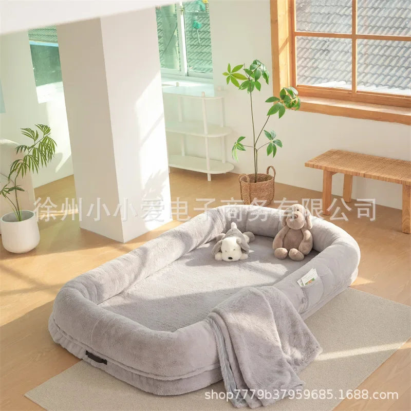 Oversized Dog and Human Bed Detachable Kennel Lazy Bed Sofa Dog and Human Sleeping Giant Kennel Cat and Dog Beds