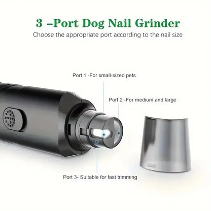 BOOTEELY Pet Nail Grinder Dog Cat Battery Model Nail Trimmer Large and Small Dogs Nail Clippers Pet Grooming Tools