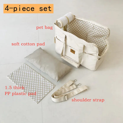 Portable Pet Cat ShoulderHandbag Pet Dog Carrier Bag Car Seat Nonslip Dog Carriers Safe,Puppy Cat Pet Bed Chihuahua Pet Products