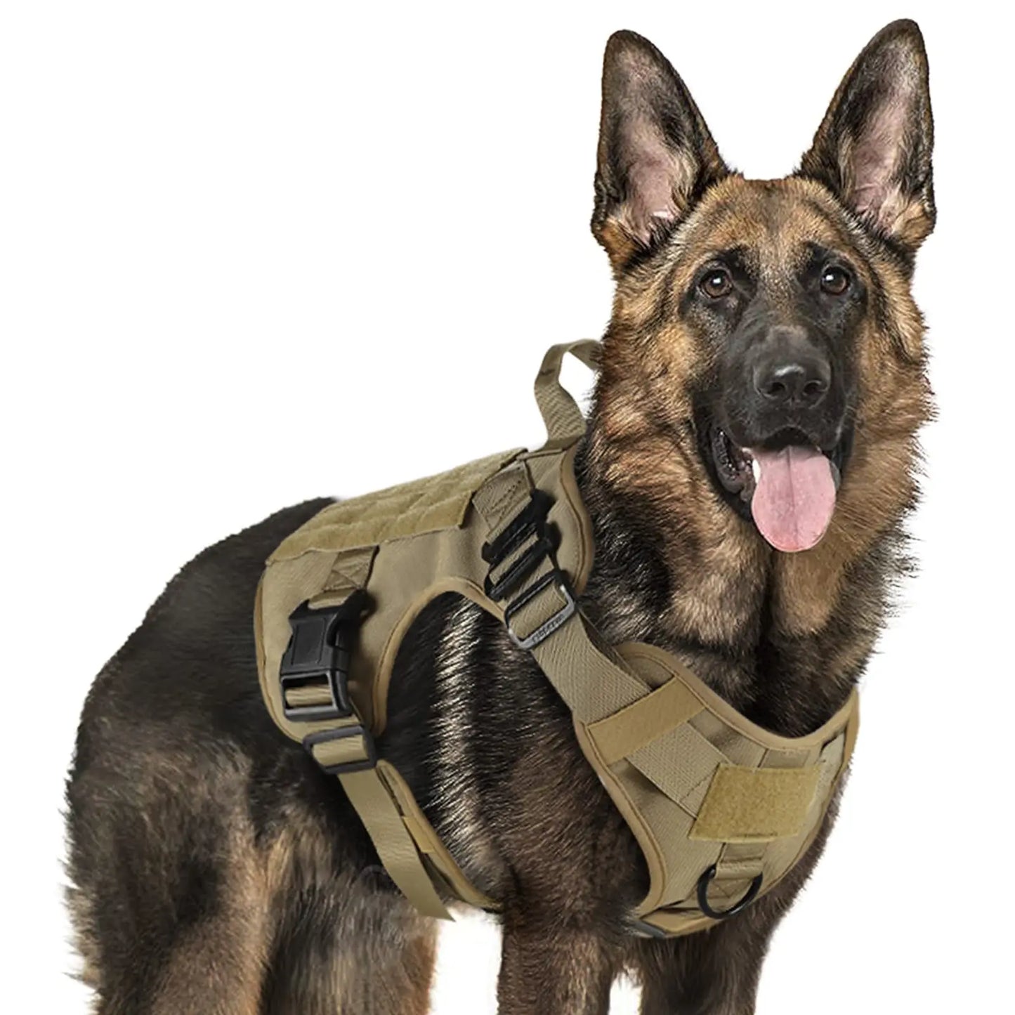 Military Large Dog Harness Training Pet Vest for French Bulldog German Shepherd Malinois Tactical Harnesses For Dogs Accessories