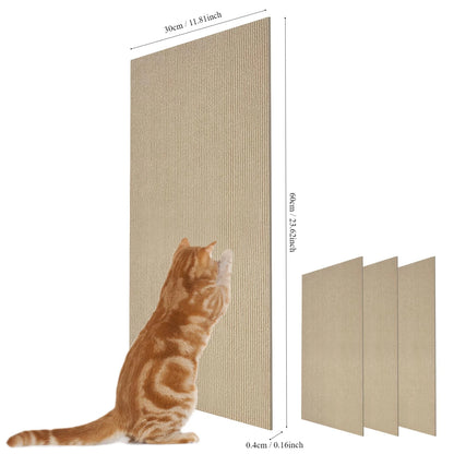 Cat Scratching Mat Cat Carpet with Self-Adhesive Trimmable Cat Scratching Post Carpet, Cat Scratch Furniture Protector