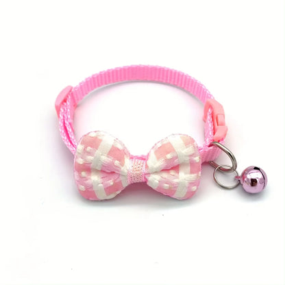 1 Piece Adjustable Plaid Cat Collar Tie Knot - Perfect for Festive Dressing and Everyday Wear