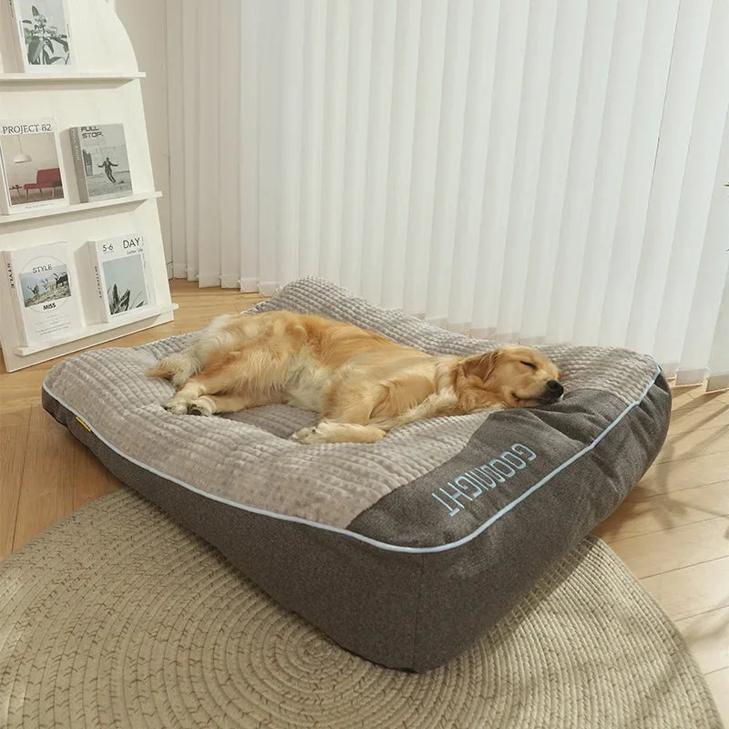 Large Space Pet Dog Bed Soft Warm Pet Nest Kennel for Small Medium Large Dogs Removable Pet Sleeping Sofa Bed Pet Accesories