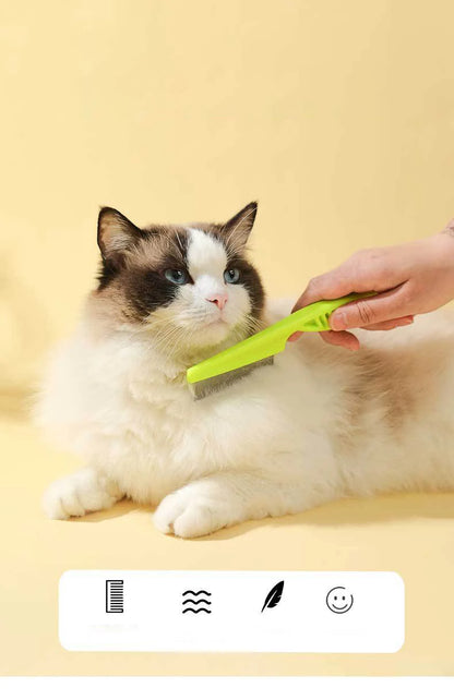 Pet Flea Comb Dog Cat Grooming Care Comb Cat Hair Removal Massage Comb Pet Grooming Portable Tools