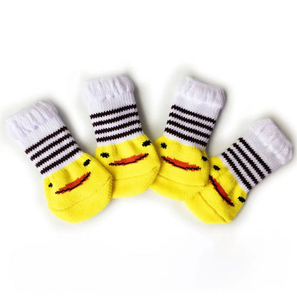 Cute Pet Socks Anti-Slip Knitted Cats Shoes Anti-scratch For Cats Shoes Thick Cat Claw Protection Accessories For Cats