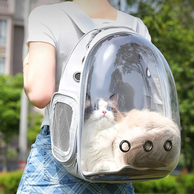 cats bag space design, Transparent Pet Cat Carrier Bag Airline Approved Designed for Travel Hiking Walking and Outdoor Use pet Backpack