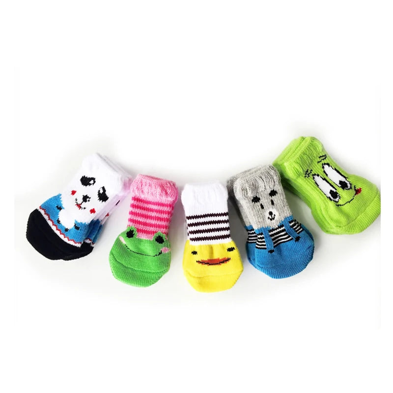 Cute Pet Socks Anti-Slip Knitted Cats Shoes Anti-scratch For Cats Shoes Thick Cat Claw Protection Accessories For Cats