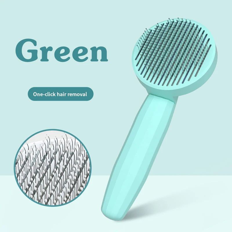 Cat Hair Cleaning Dematting Brush Comb Dog Hair Removal Brush Cat Grooming Tool Dog Hair Shedding Trimmer Needle Comb