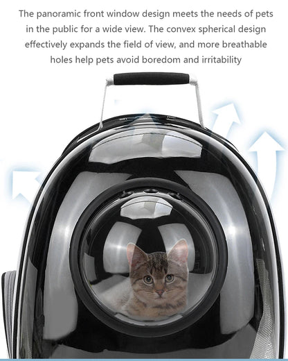 cats bag space design, Cat Pet Carrier Backpack Transparent Capsule Bubble Pet Backpack Small Animal Puppy Kitty Bird Breathable Pet Carrier for Travel