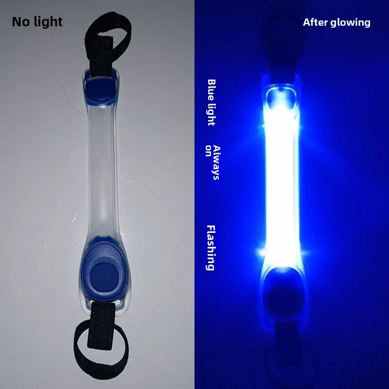 Waterproof Dog Anti-Lost Safety Glowing Collar,Multi-Color Pendants and Outdoor-Ready Flashing LED Light Strip, Night Visibility