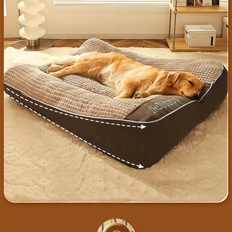 Large Space Pet Dog Bed Soft Warm Pet Nest Kennel for Small Medium Large Dogs Removable Pet Sleeping Sofa Bed Pet Accesories