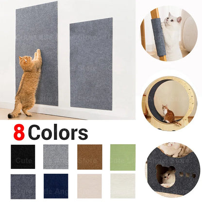 Self-Adhesive Carpet Cats Scratch Board Wall Anti Cat Scratch Sofa Diy Cats Scratch Board Sofa Protection Paws Sharpen Trimmable