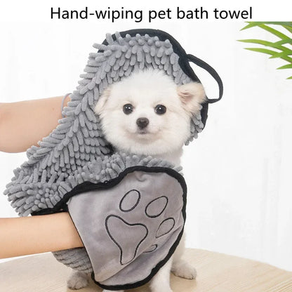 Super Absorbent Pet Bath Towel-Quick-Dry for Dogs & Cats - Ideal for Grooming and Bathing-Large Size for Fast Drying Pet Towel