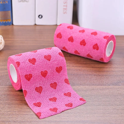 2/5/10Pcs Self-adhesive Elastic Bandage for Pet Dog Cat Leg Cover Protector Strap Medical Bandage Non-woven Cohesive Bandage