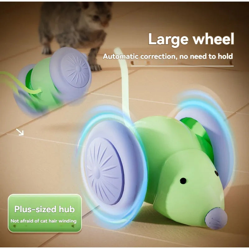 Pet toys Interactive Cat Toy Electric Mouse Car - Automatic Teaser with Intelligent Obstacle Avoidance Pet Products