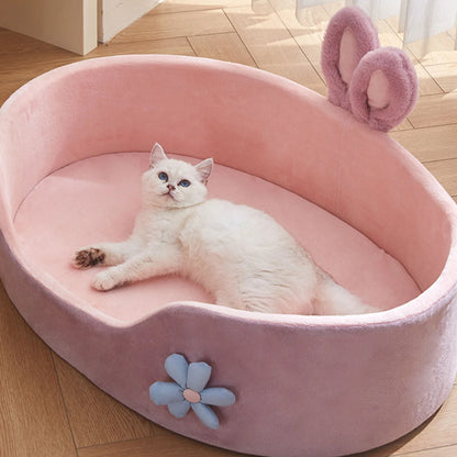 Detachable Pet Bed  Pet Bed Detachable Washable Dog Sleeping Bed Soft Comfortable Warm Cat Bed for Four Seasons Soft Pet Bed