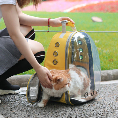 cats bag space design,Travel Transparent Pet Cat Carrier Bag Outdoor portable Backpack for Cats Small Dogs Breathable Cat Carrying Bag Pet Supplies