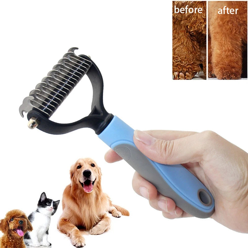 2025 Pet Cat Hair Removal Comb Brush Dog Grooming Shedding Tools Puppy Hair Shedding Trimmer Pet Fur Trimming Dematting Deshedd Combs