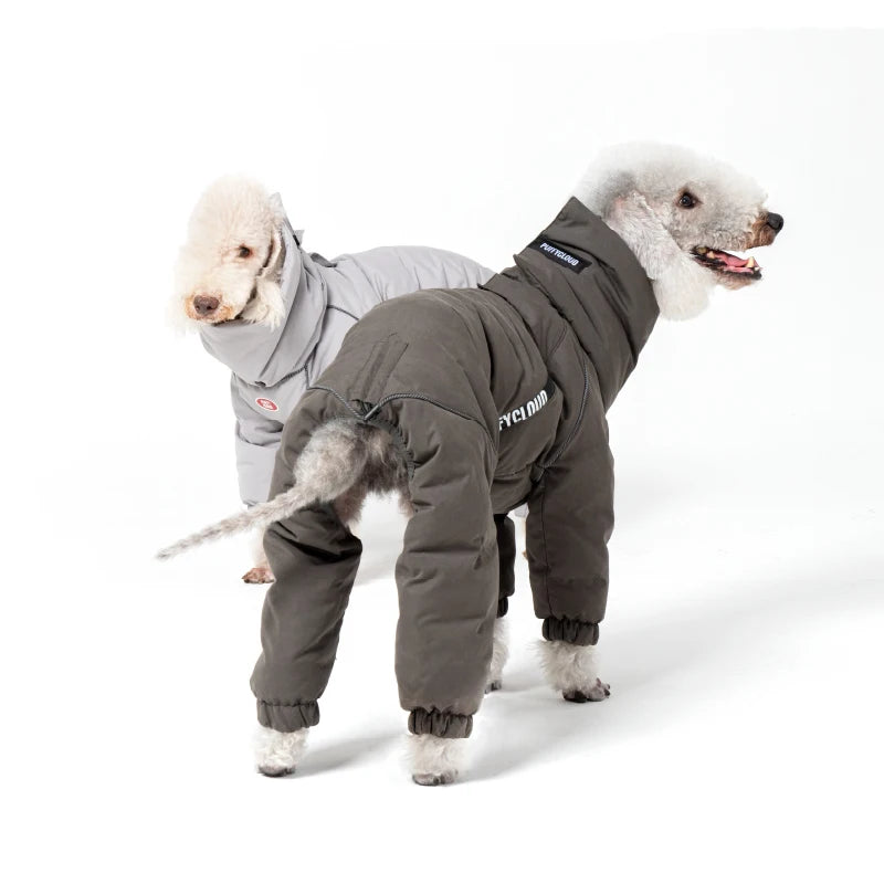 Luxury Clothing for  Italian Greyhound Dogs Winter Puppy Clothes Warm 4-legged Turtleneck Coat for Whippet Dog Sweatshirt