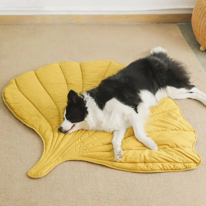 Dog Cooling Leaf Mat Summer Pad Mat For Dogs Cat Blanket Sofa Breathable Pet Dog Bed Washable For Small Medium Large Dogs Car