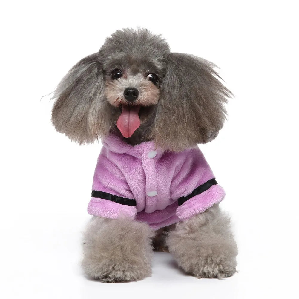 Pet Dog Bathrobe with Hood Dog Pajamas Sleeping Clothes Soft Pet Bath Drying Towel Clothes For Puppy Dogs Cats Coat Pet Supplies